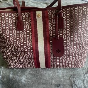 Gemini link canvas tote + matching wallet